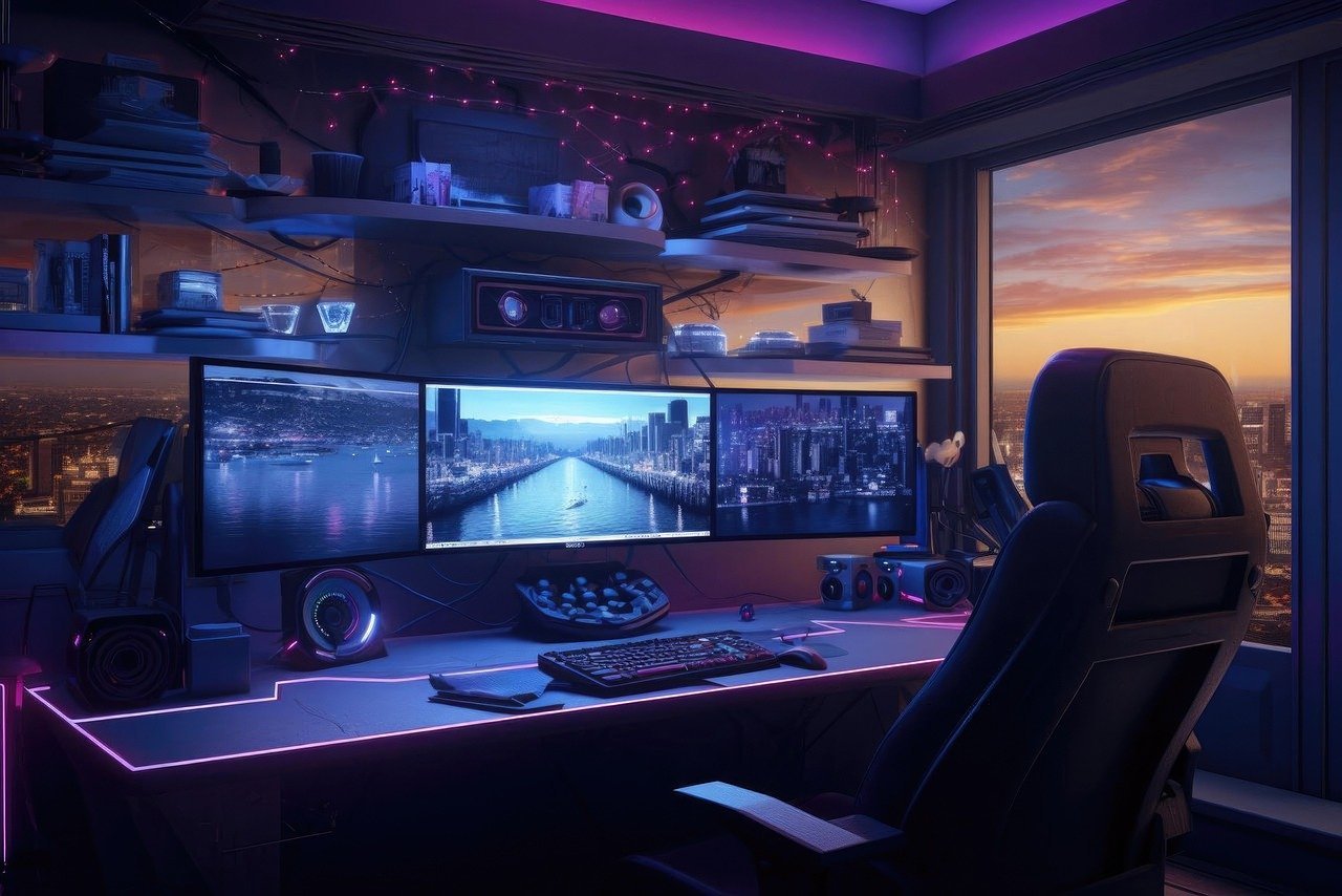 gaming, setup, desk-8432148.jpg